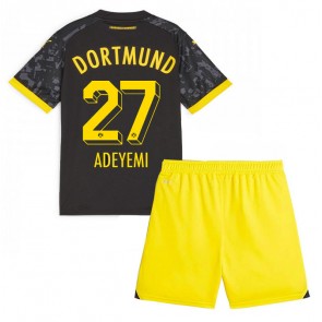 Maillot de foot Borussia Dortmund Karim Adeyemi #27 Extérieur enfant 2023-24 Manches Courte (+ pantalon court)